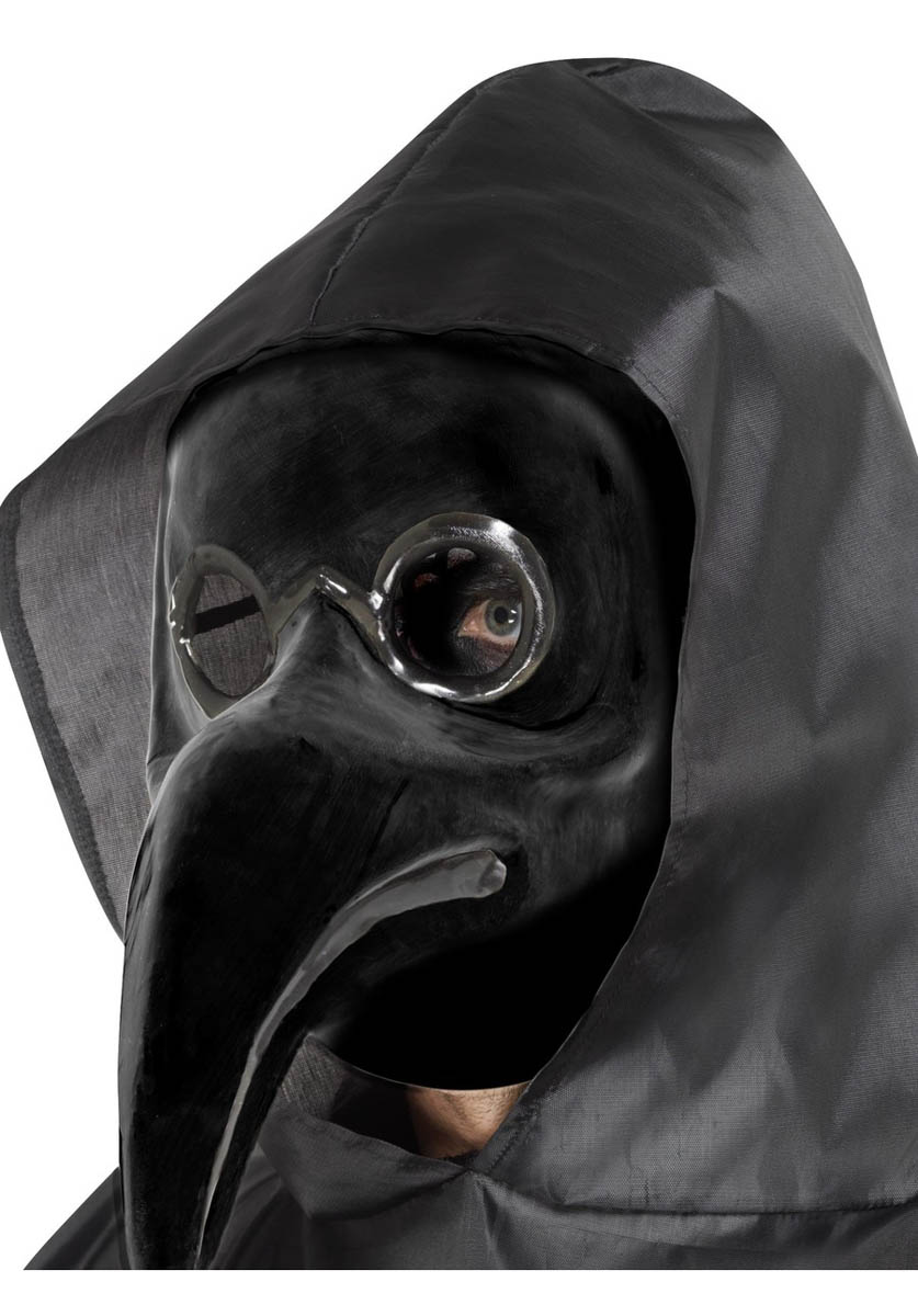 Authentic Plague Doctor Mask, Black