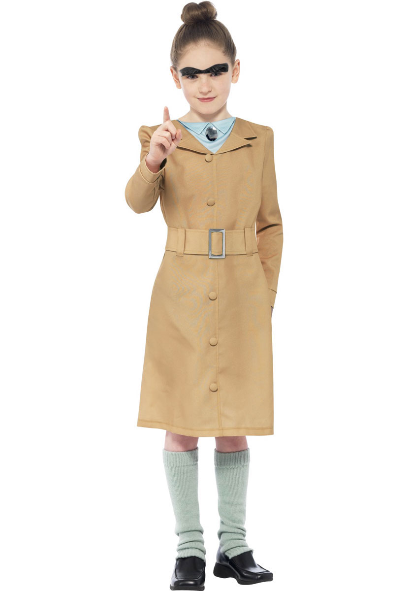 Roald Dahl Miss Trunchbull Costume, Beige